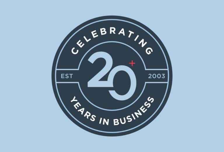 celebrating 20 years in business