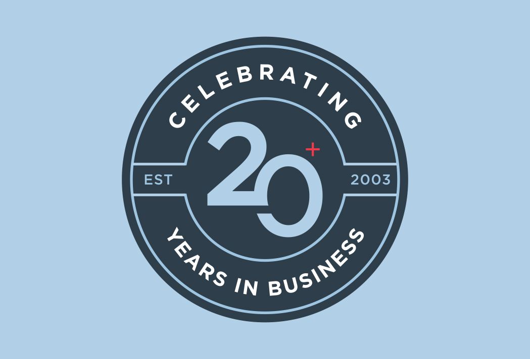 celebrating 20 years in business