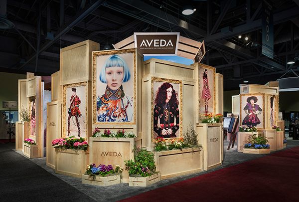 aveda custom trade show booth