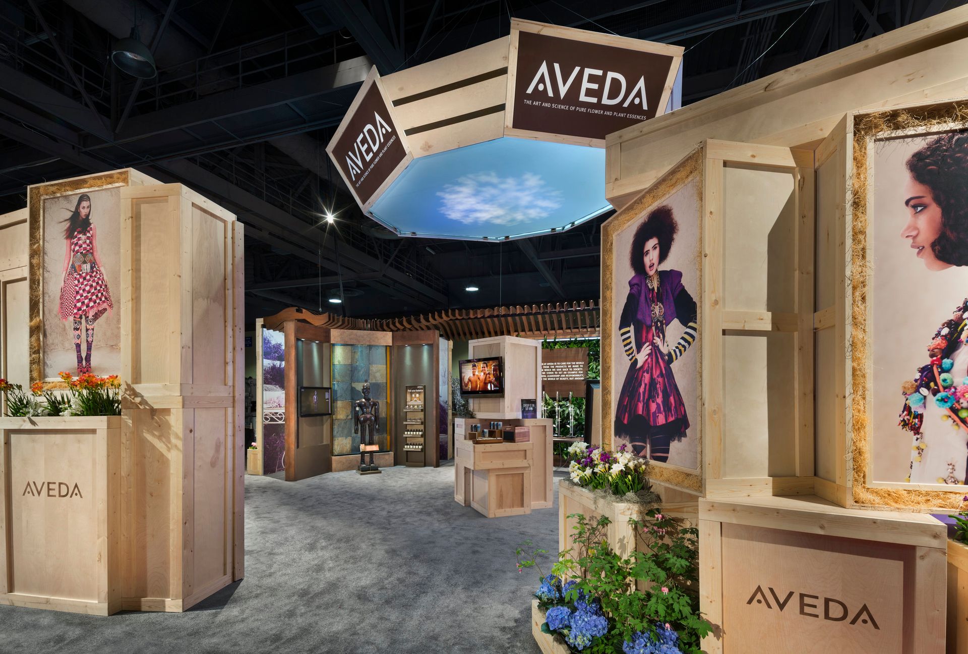 woodworking custom fabrication for aveda