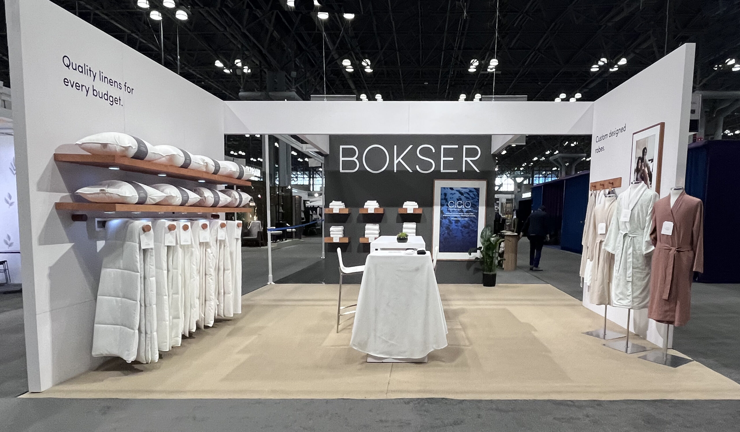 Peninsula Booth Design For Bokser