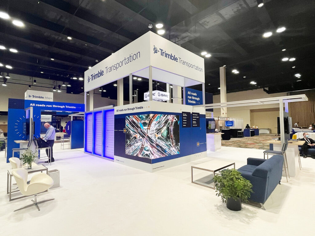 Custom Trade Show Booth for Trimble Insight Conference