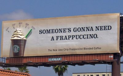 Starbucks 3D Billboard